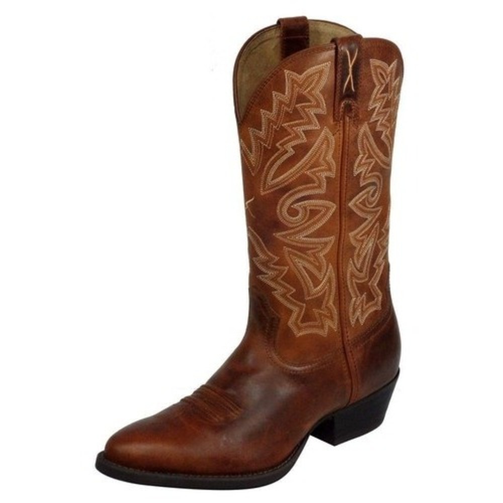 Twisted X Western Boots Womens 7.5B Brown WWT0016 Leather Cowgirl Pointed Toe